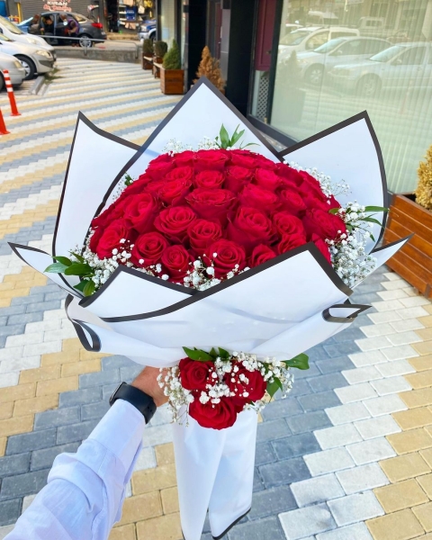 GÜL BUKETİ - 60 GÜL